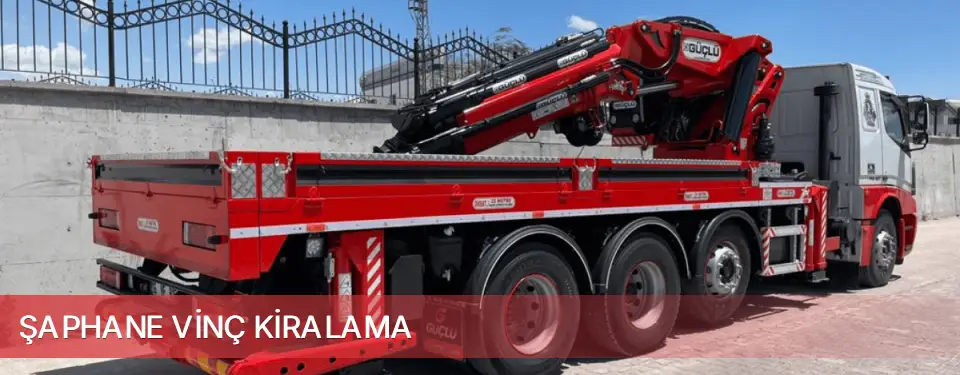 Şaphane İlçemi Vinç Kiralama
